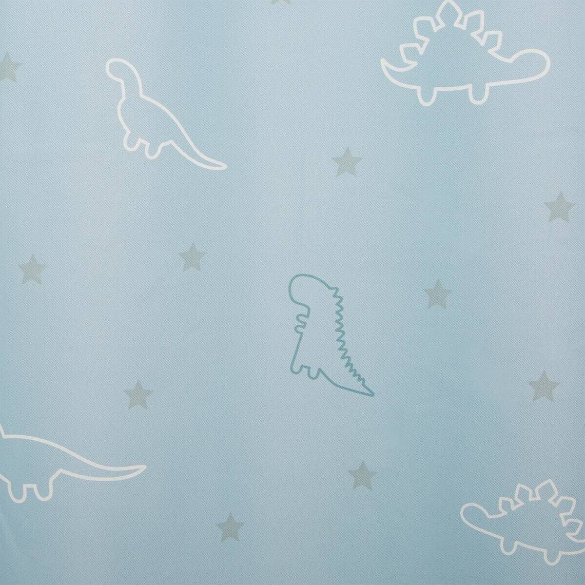 Zasłona fosforyzująca na przelotkach, 140 x 250 cm, z motywem dinozaurów