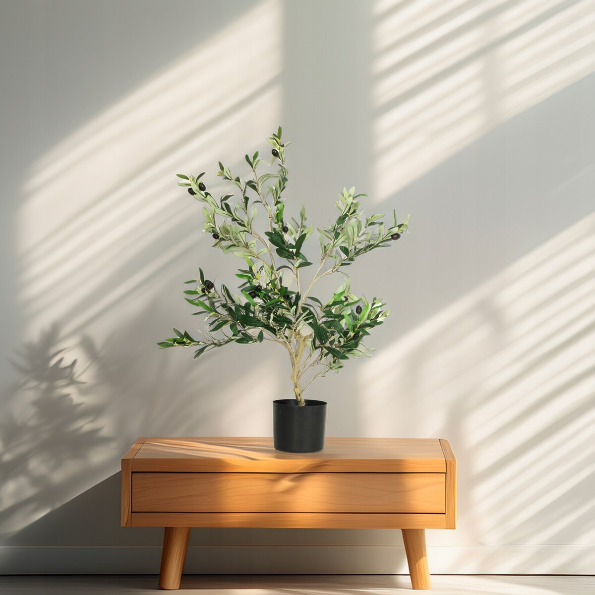 DRZEWKO OLIWNE SZTUCZNE 80cm jak żywe sztuczna oliwka do salonu biura