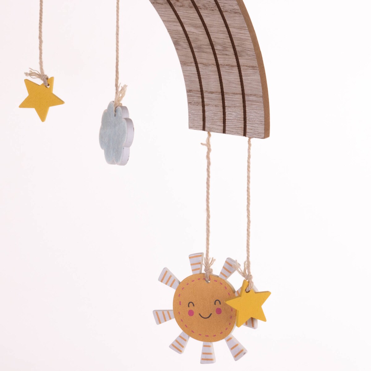 Tęcza, dekoracja nad łóżeczko dziecka, 33 x 16,5 cm, MDF