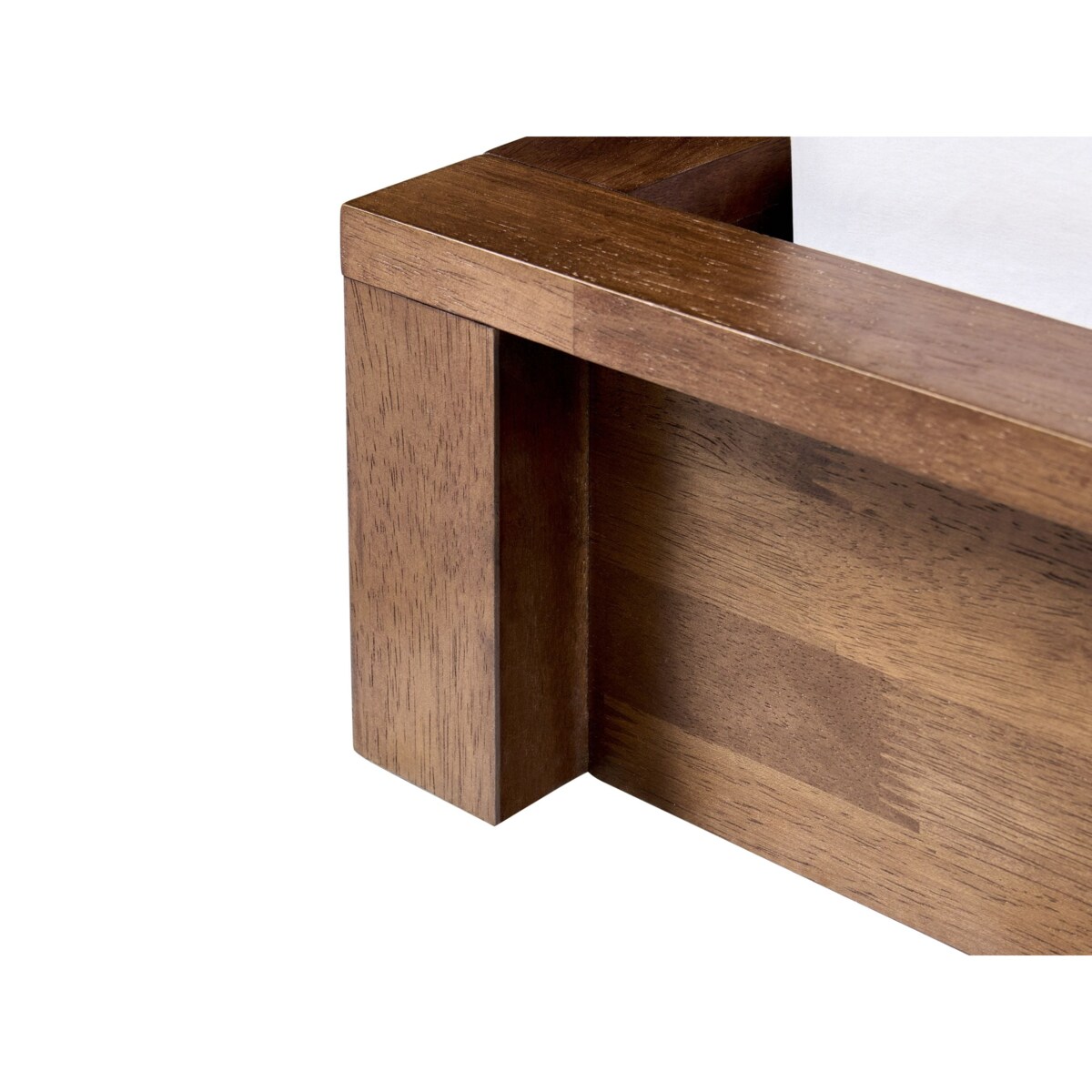 Łóżko bez zagłówka Drewno ANTRAS 180 x 200 cm Ciemnobrązowy