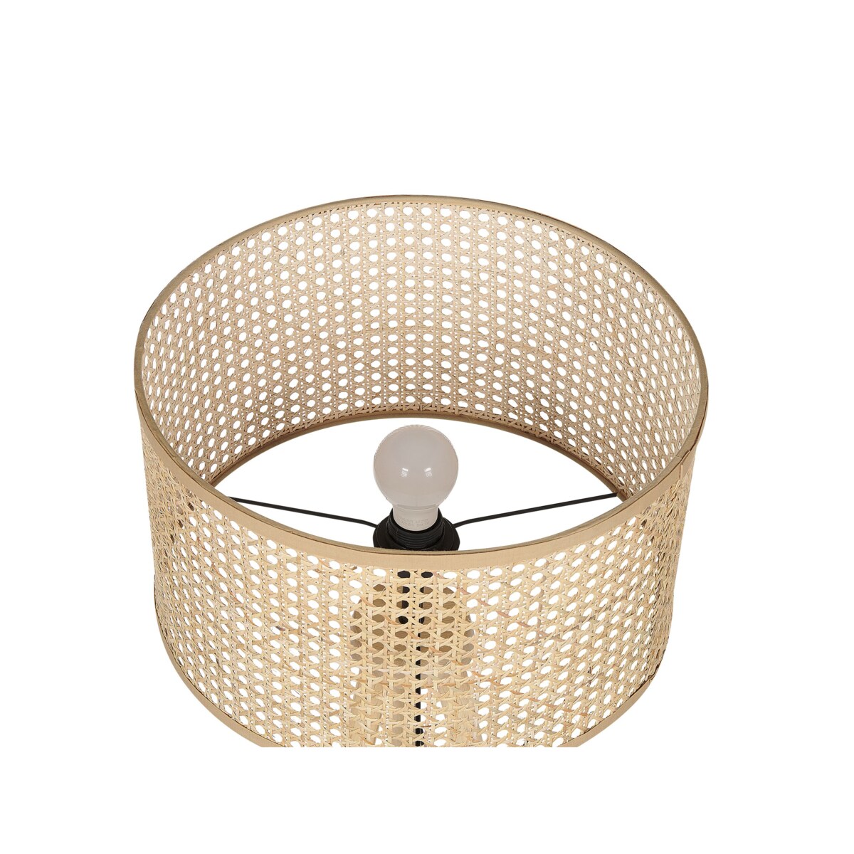 Lampa podłogowa rattanowa naturalna PENTON