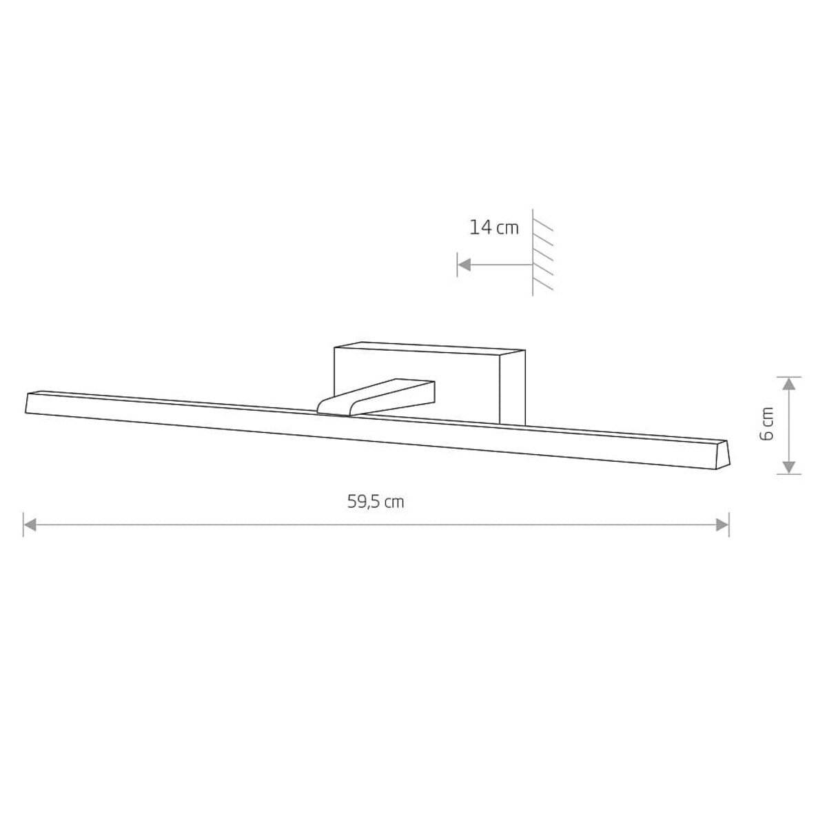 Lampa ścienna 10291 VAN GOGH LED M Biały Nowodvorski