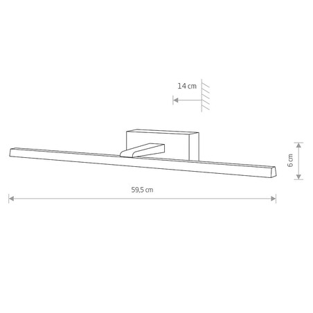Lampa ścienna 10291 VAN GOGH LED M Biały Nowodvorski