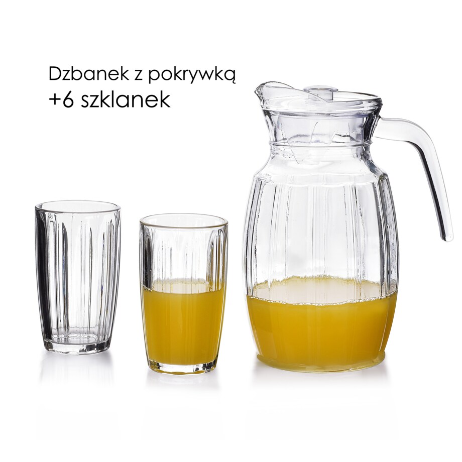 SOFIA Komplet dzbanek i 6 szklanek2L, 6x310ml