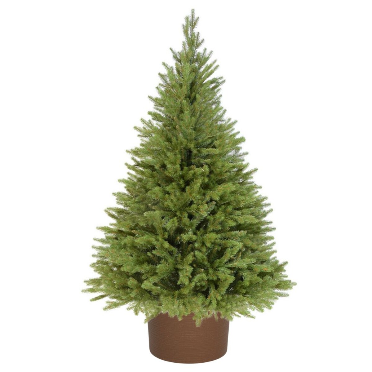 Choinka Premium Świerk Kaukaski PE w Okrągłej Donicy 130 cm X-Choinka 7 kolorów donicy