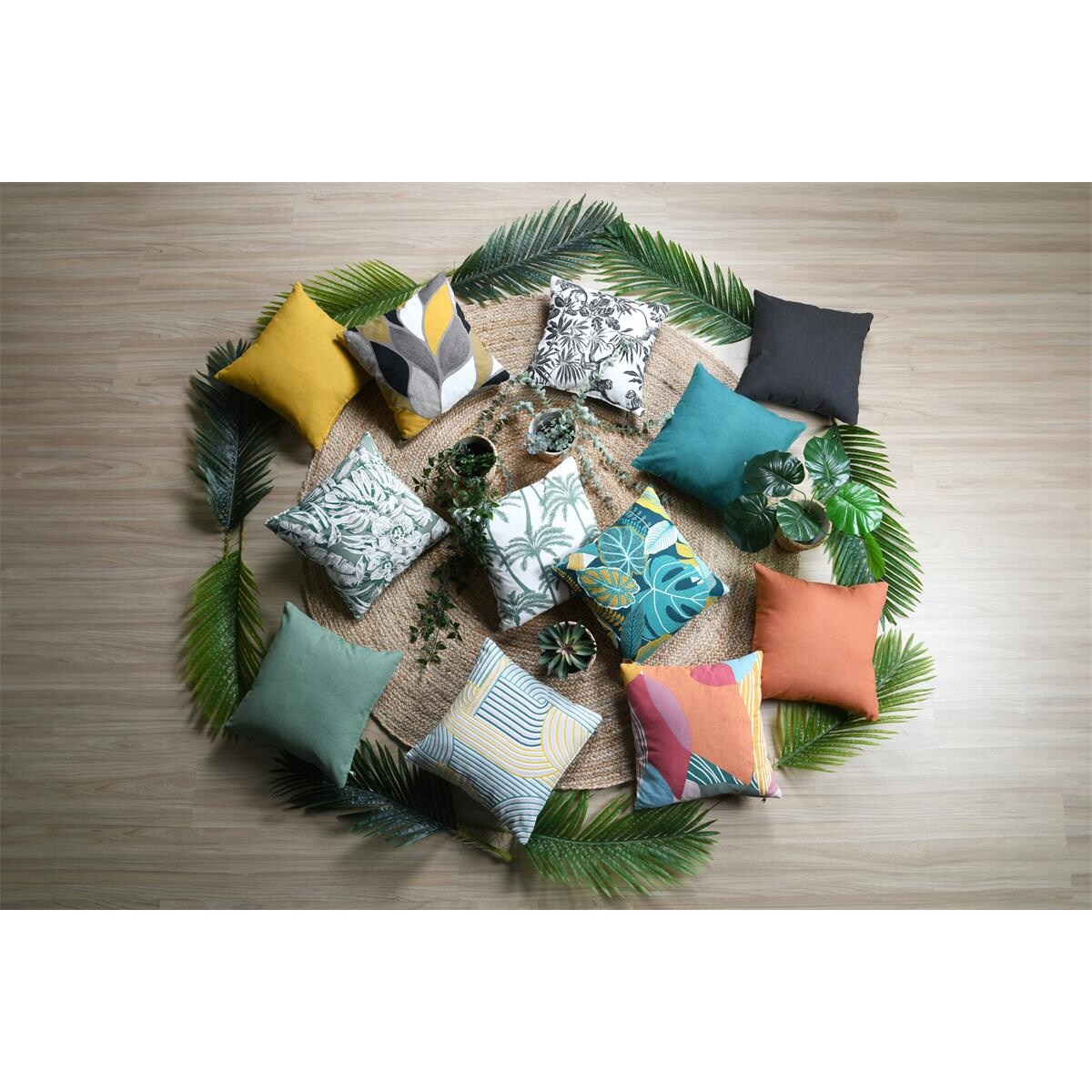 Poszewka ozdobna, bawełniania, LORIS, 40 x 40 cm