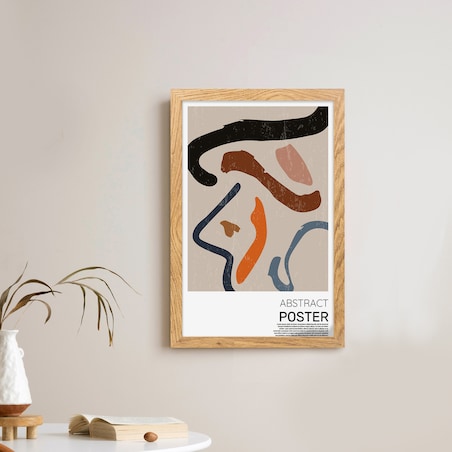 Ramka na zdjęcia 29,7x42 cm rama MDF ramki do zdjęć plakatów A3 kolor dębowy FRAMAI®