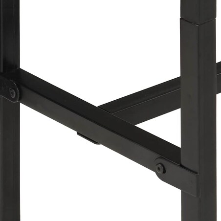 vidaXL Stolik barowy, 150x55x107 cm, surowe lite drewno mango