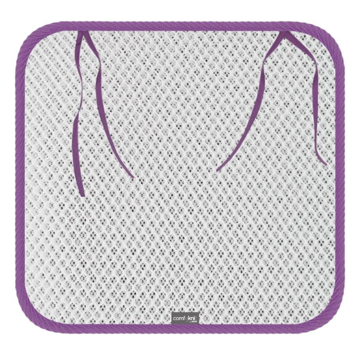 Wodoodporna poduszka na krzesło i meble ogrodowe 40x40 wielokolorowa białe trójkąty