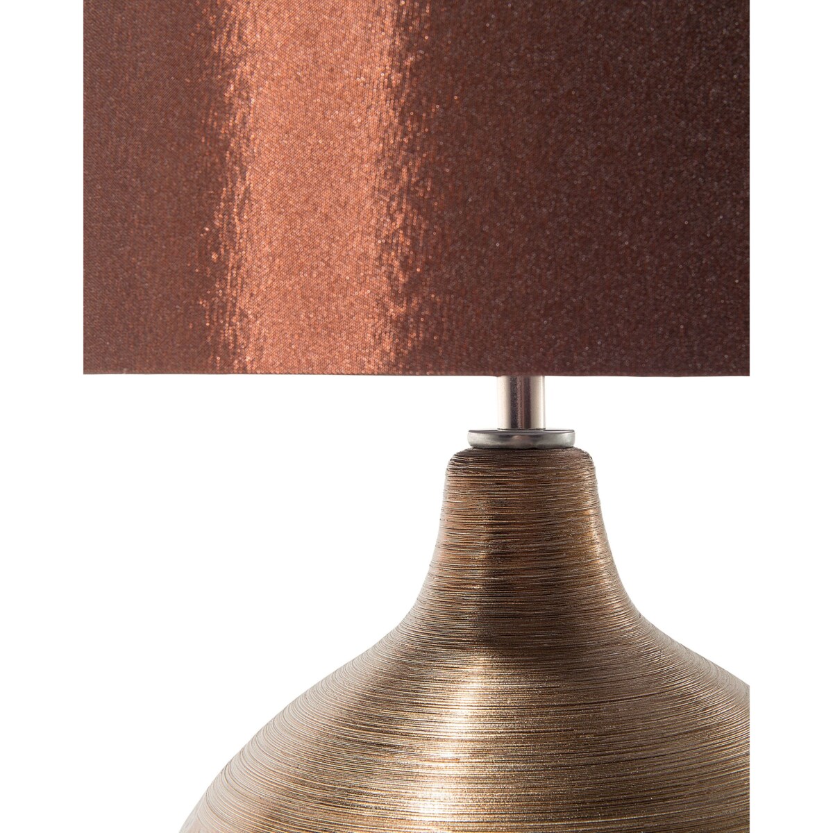 Lampka nocna porcelanowa brązowa YAKIMA