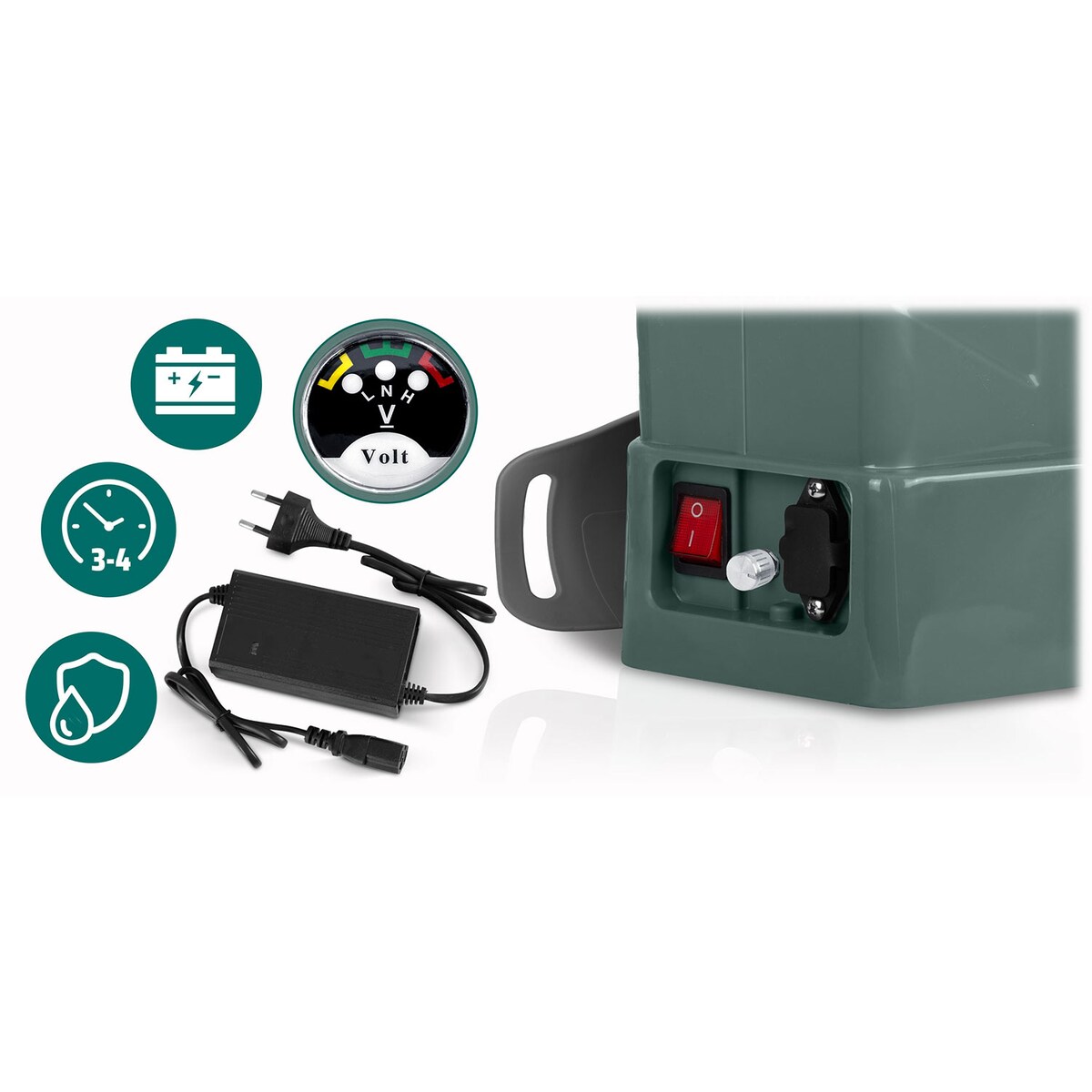 Opryskiwacz akumulatorowy Plonos PL-602 plecakowy elektryczny 16L 460201