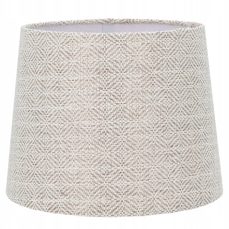 ABAŻUR NA ŻARÓWKĘ KLOSZ 26cm E27 E14 DO LAMPY STOJĄCEJ WISZĄCEJ SZARY BOHO