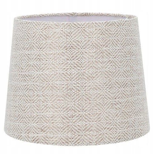ABAŻUR NA ŻARÓWKĘ KLOSZ 26cm E27 E14 DO LAMPY STOJĄCEJ WISZĄCEJ SZARY BOHO