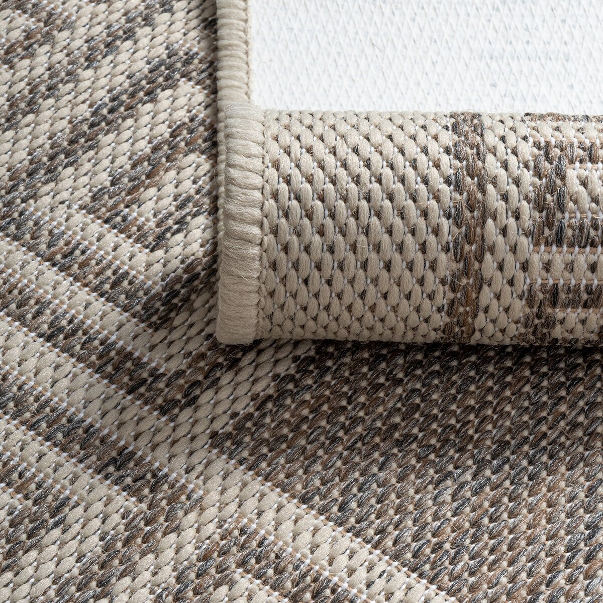 Dywan chodnik płasko tkany Express 80x140 cm e-floor OEKO-TEX grecki beżowy