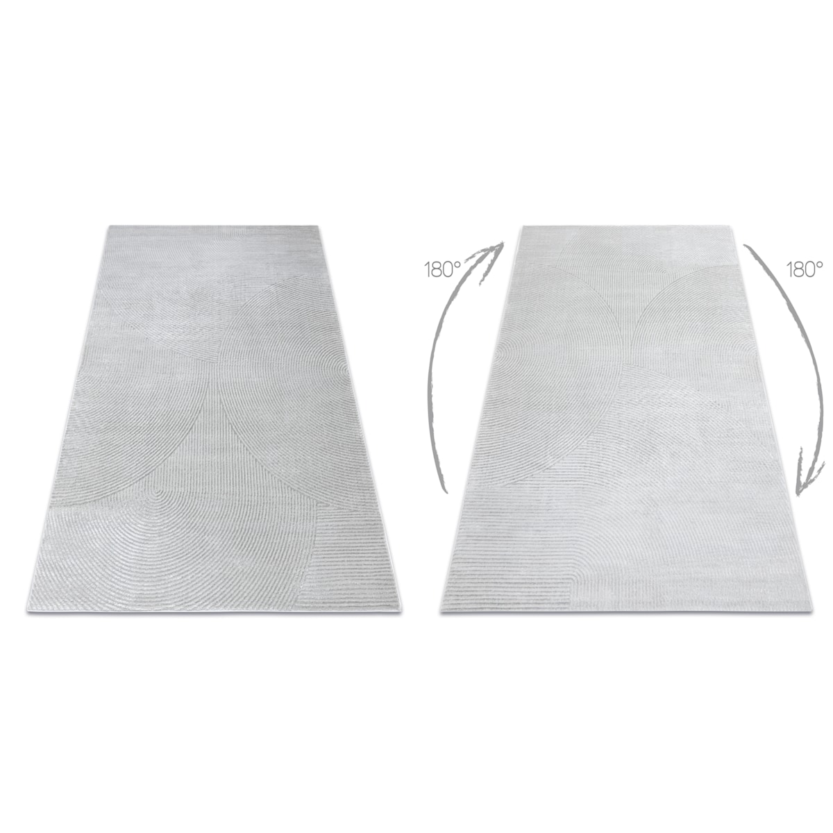 Dywan BALANCE 0194 szary - Geometryczny, 200x290 cm