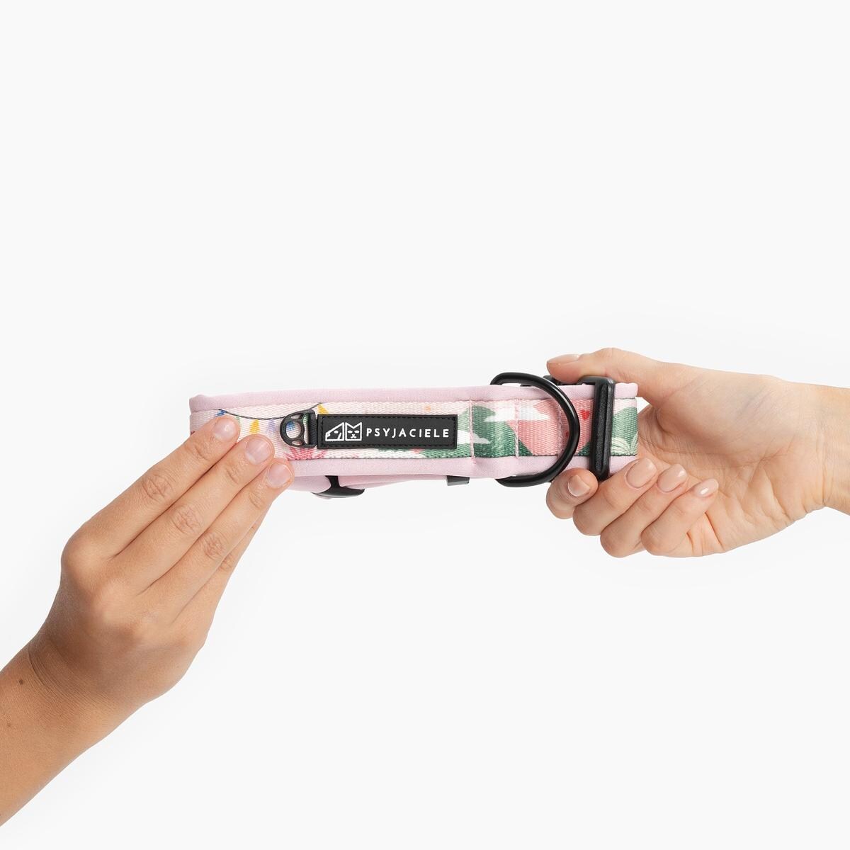 Obroża z klamrą SUPER SOFT "Więcej niż jedno zwierzę" - Szerokość taśmy: 38mm, Rozmiar: XL