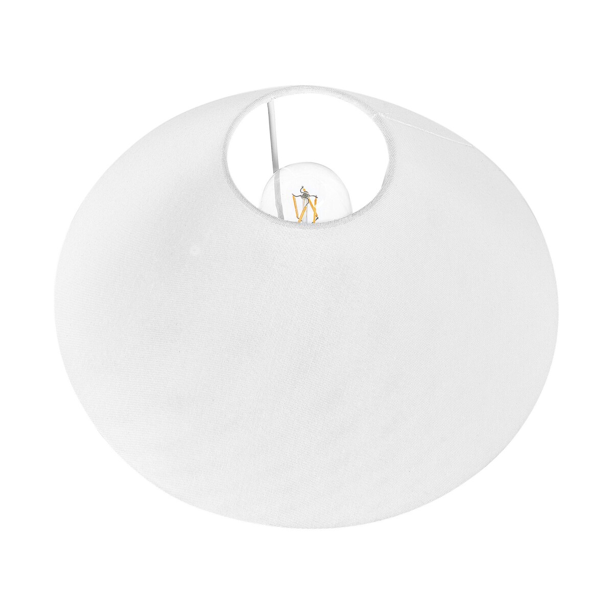 Lampa stołowa LUCHETTI Ceramika Biały/ niebieski