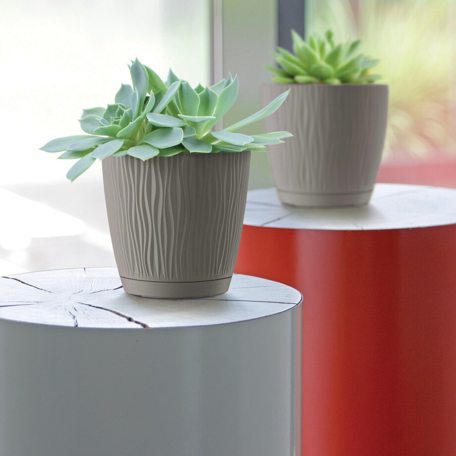 Doniczka Okrągła Z Podstawką Osłonka Domowa Ogród