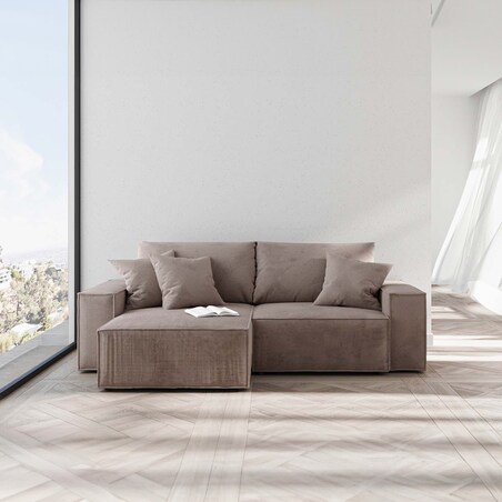 Melow Sofa narożna - beżowa