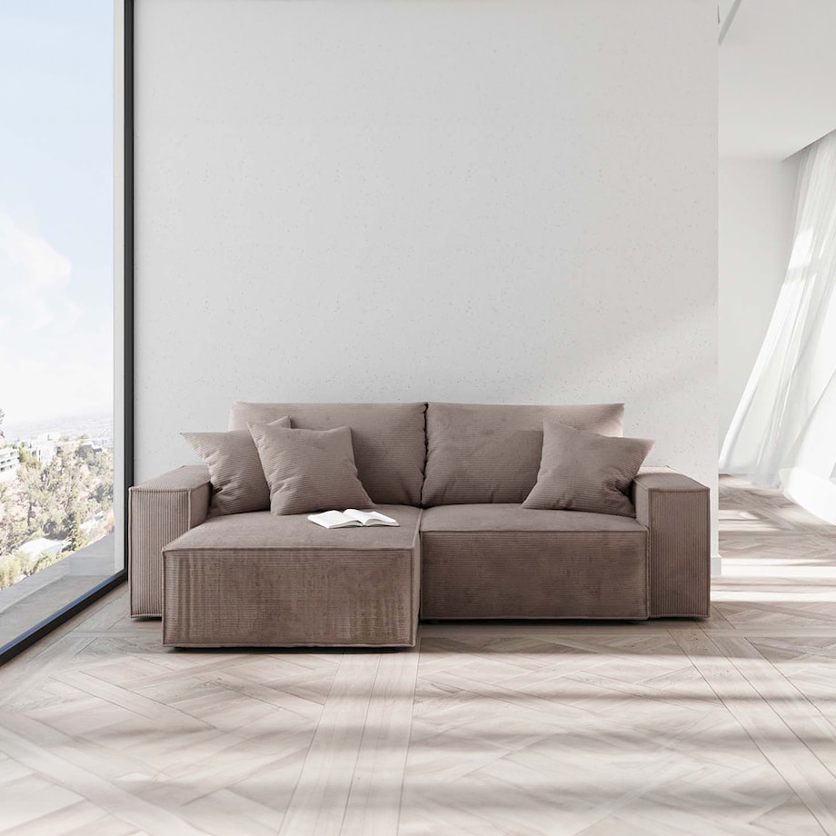 Melow Sofa narożna - beżowa