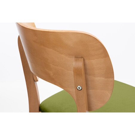 KONSIMO LYCO loftowe krzesła 2 sztuki zielone