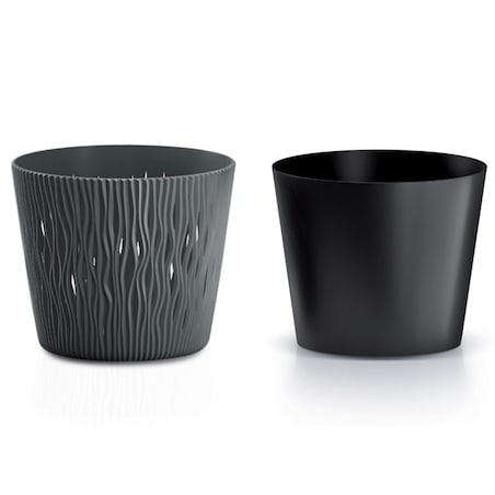 Doniczka Z Wkładem Osłonka Sandy Round 15,8 Cm