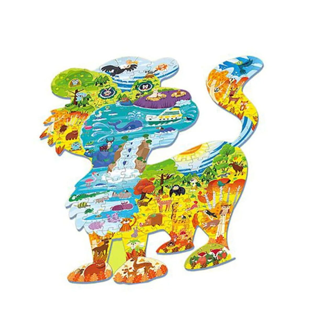 Puzzle edukacyjne - KRÓL LEW - 180 szt