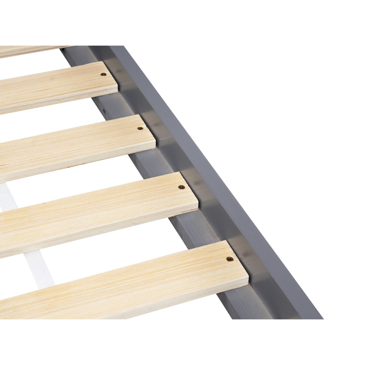 Łóżko wysuwane Drewno sosnowe TALMONTIERS 90 x 200 cm Szary