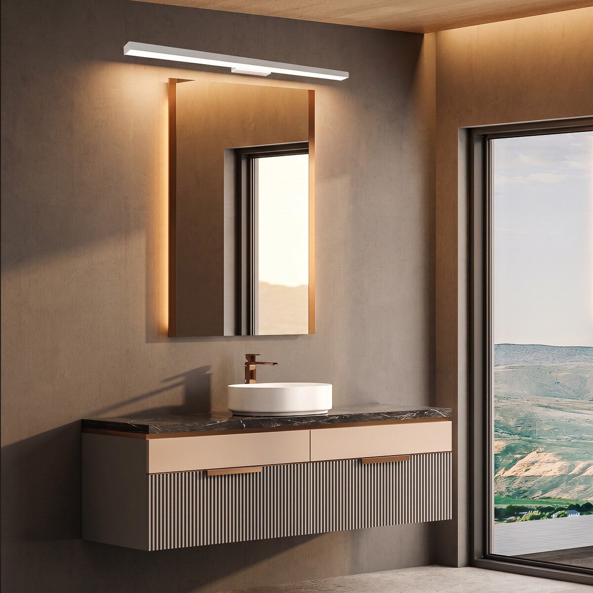 Kinkiet Light Prestige Aqua biały LED CCT 3000K/4000K/6000K (regulowana) 1 szt.