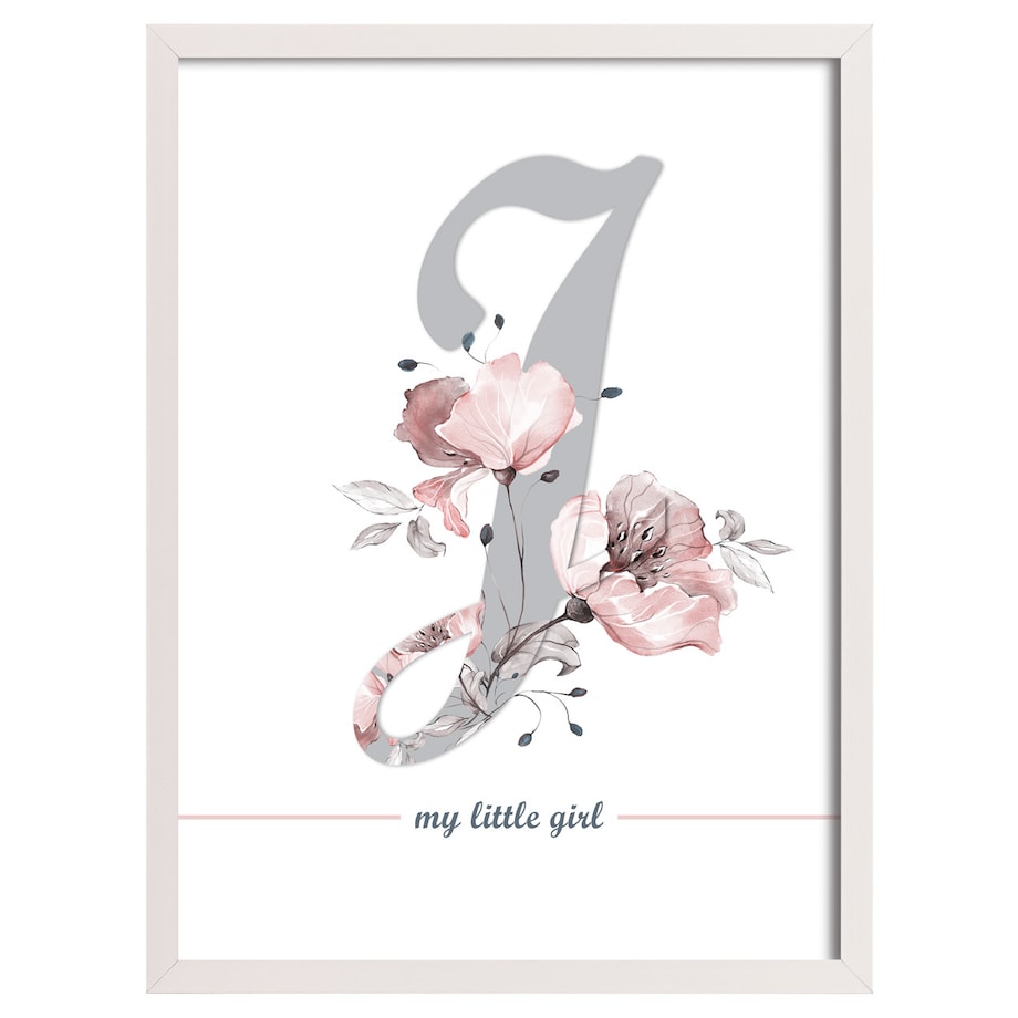 Obrazek Rose Lagoon Letter 30x40cm, 30x40cm