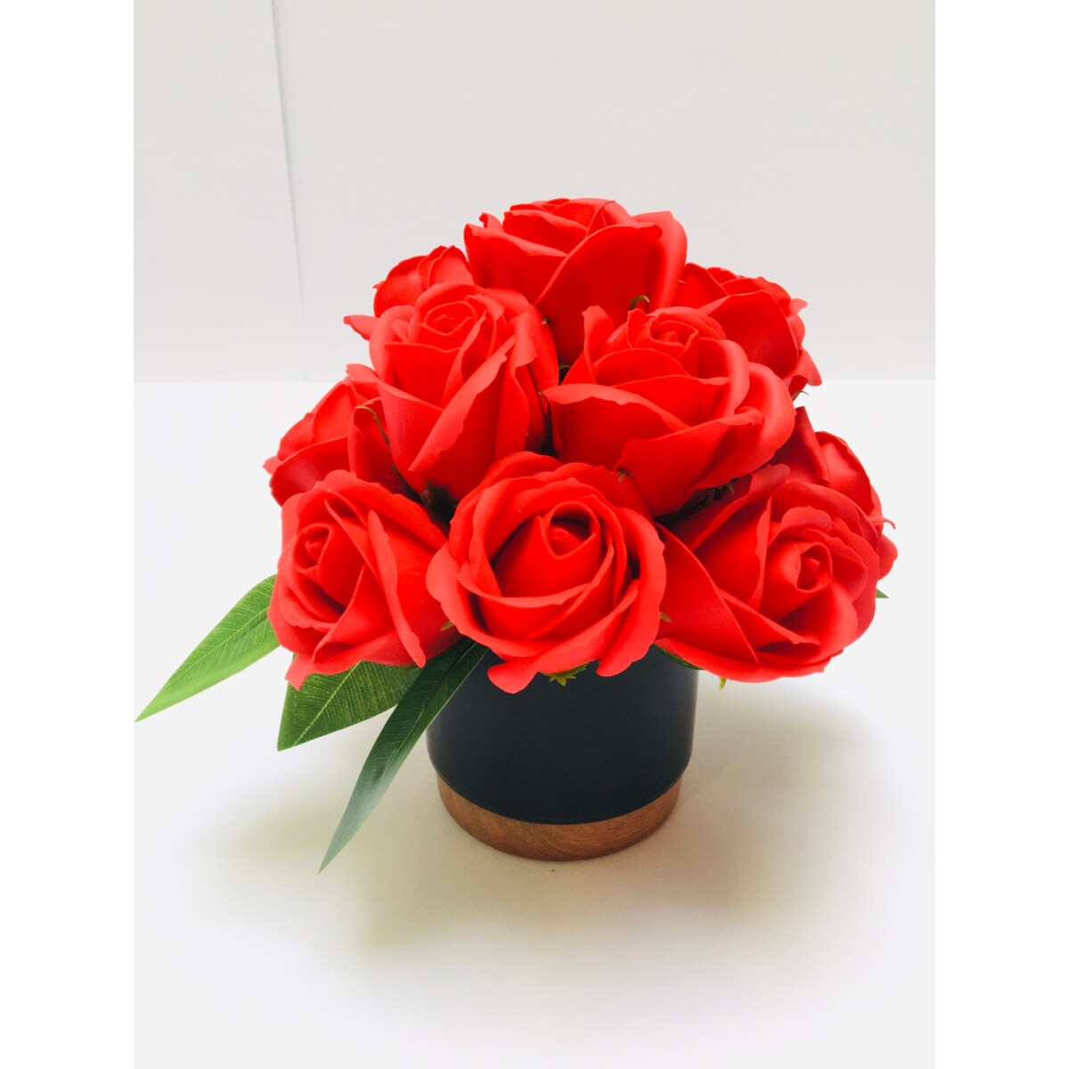 KWIATY MYDLANE bukiet mały NA DEKORACJE STÓŁ PREZENT KOBIET róża upominek