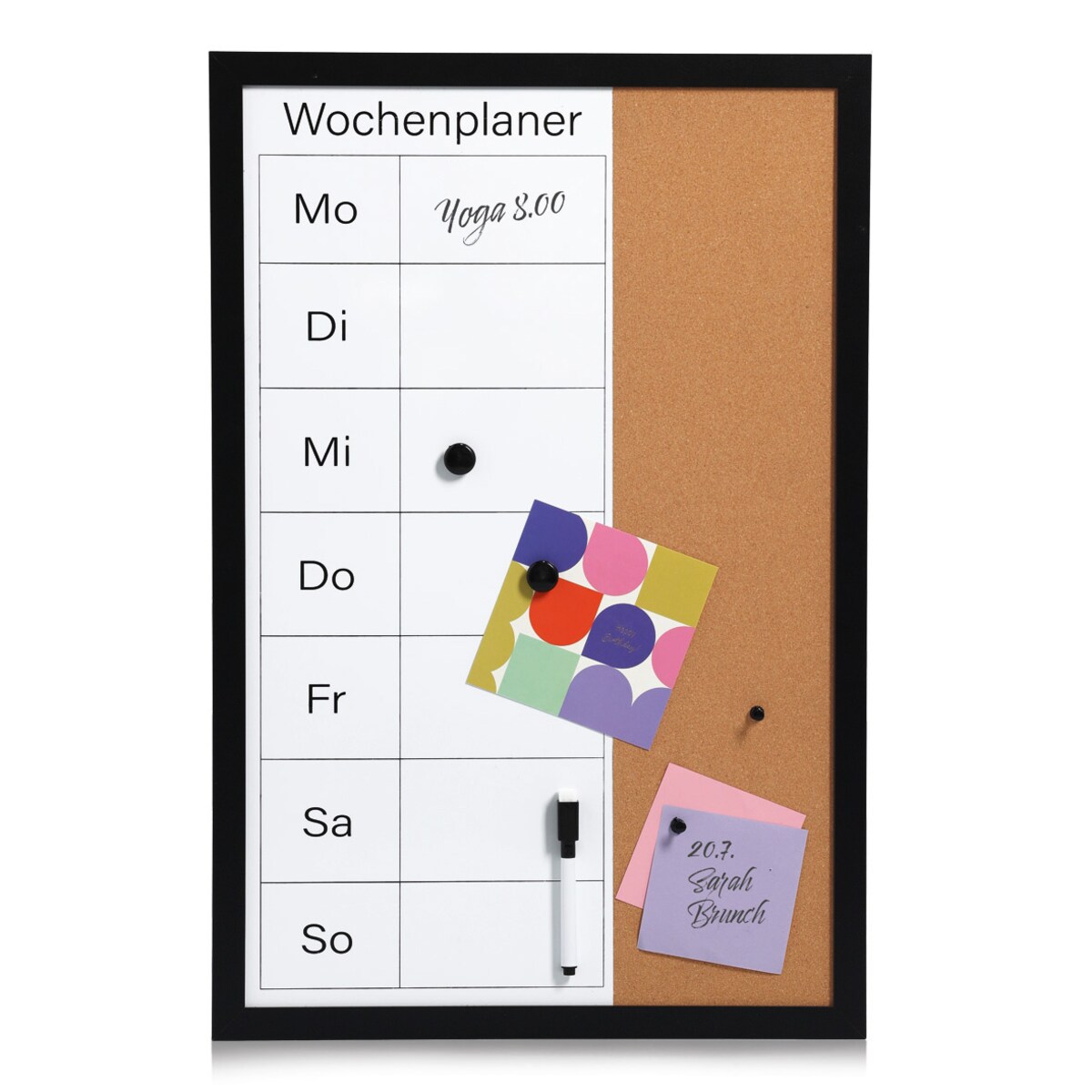 Planner tygodniowy, tablica korkowa 40 x 60 cm, ZELLER