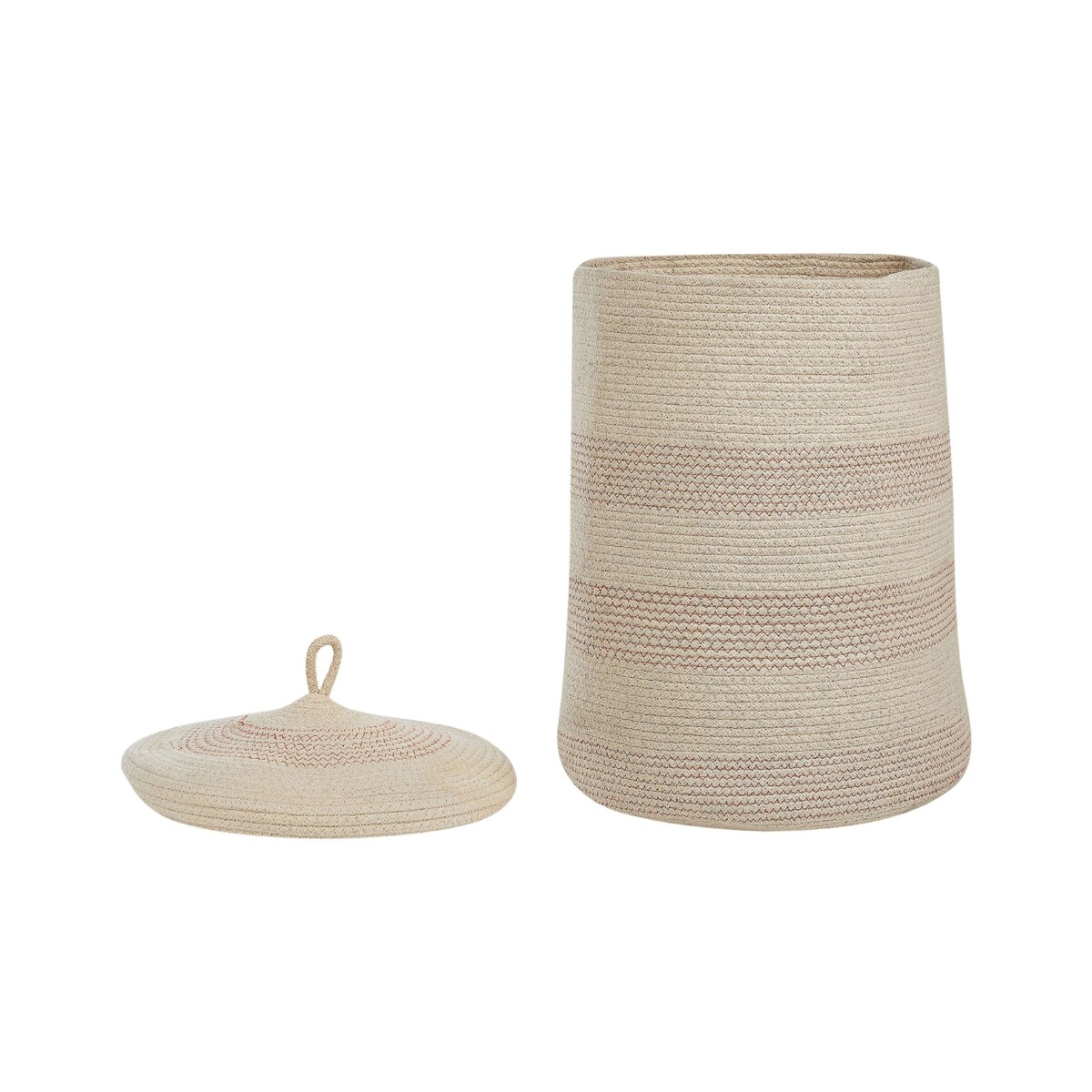 Kosz bawełniany jasnobeżowy SILOPI