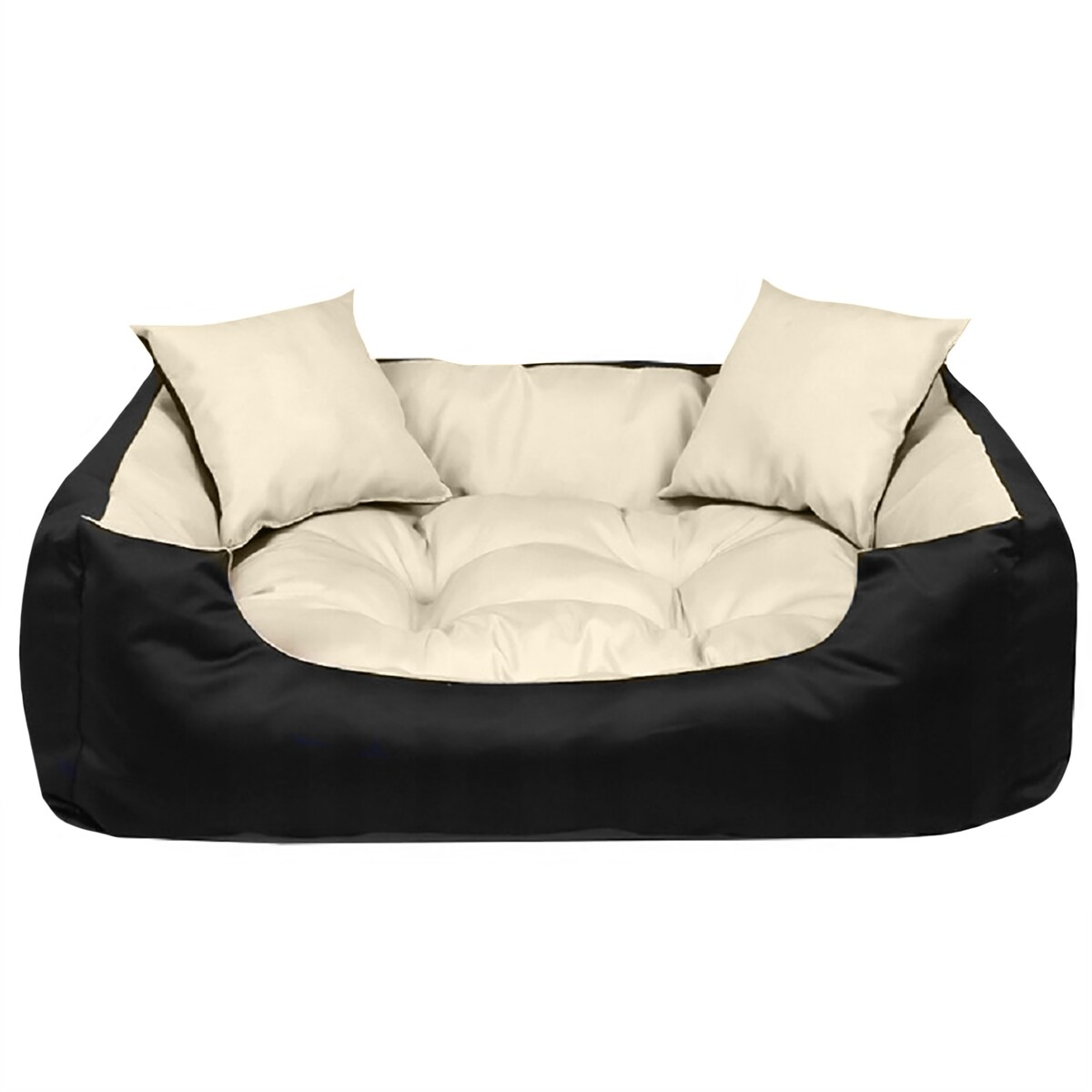 Legowisko Dla Psa Wodoodporne Posłanie Kanapa Sofa 115X95 Cm Beżowe