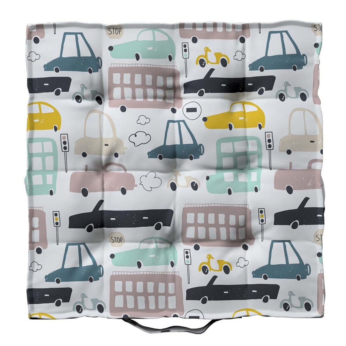 Siedzisko Tomi, kolorowy, 50 x 50 x 10 cm, Magic Collection