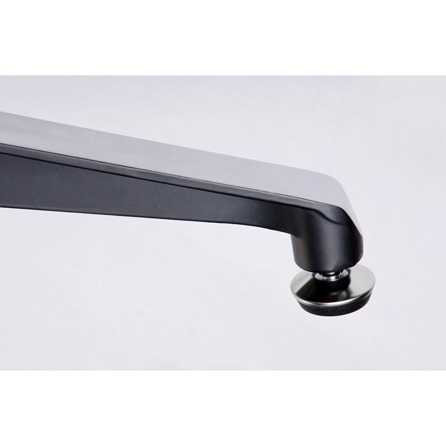 Fotel LOUNGE czarny, sklejka orzech - skóra naturalna