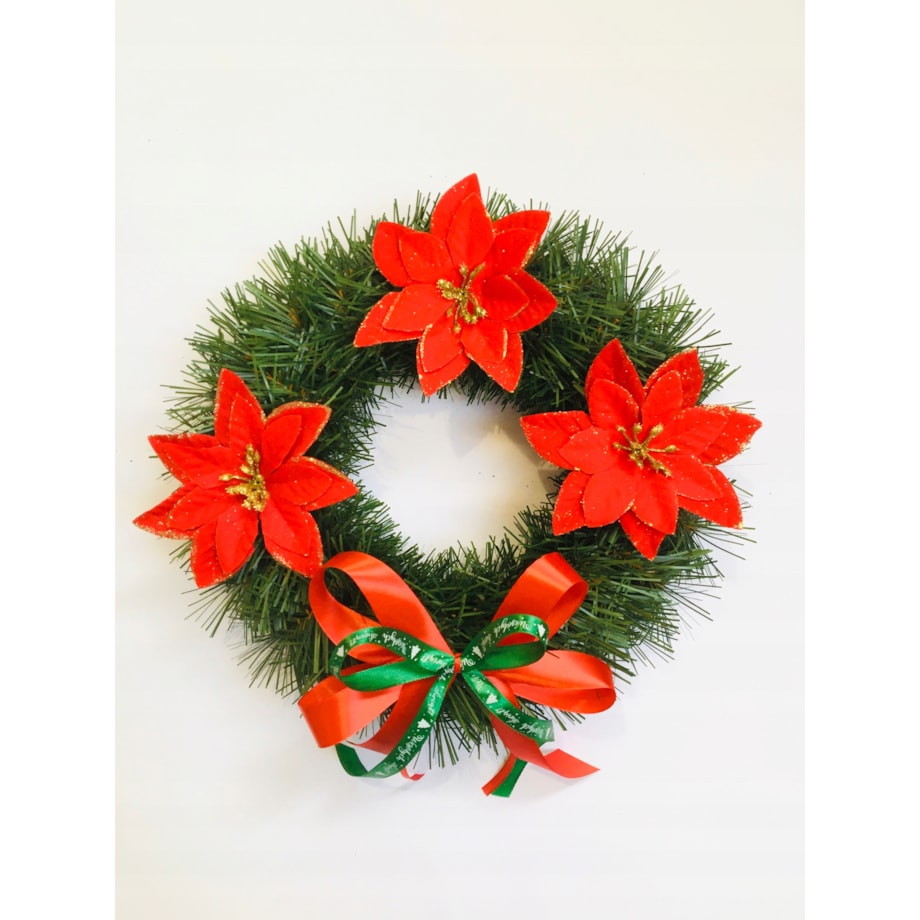 WIANEK ŚWIĄTECZNY sztuczny na drzwi okno stół gotowy gwiazda dekoracja