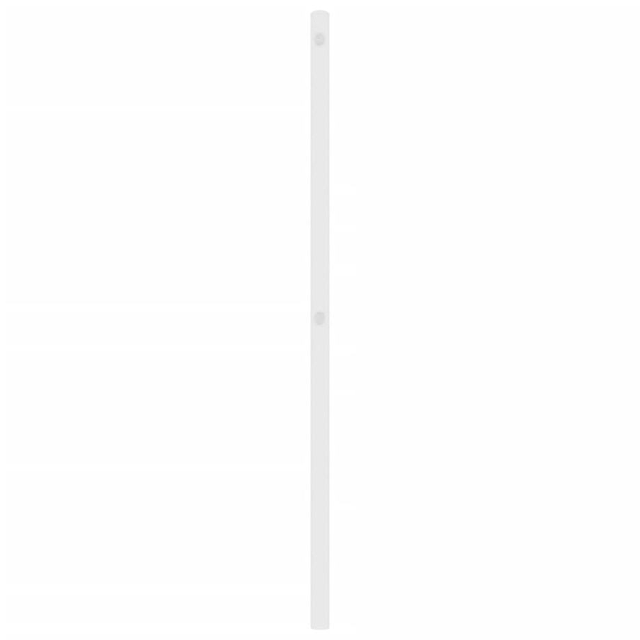 vidaXL Metalowe wymienne wezgłowie, białe, 100 cm