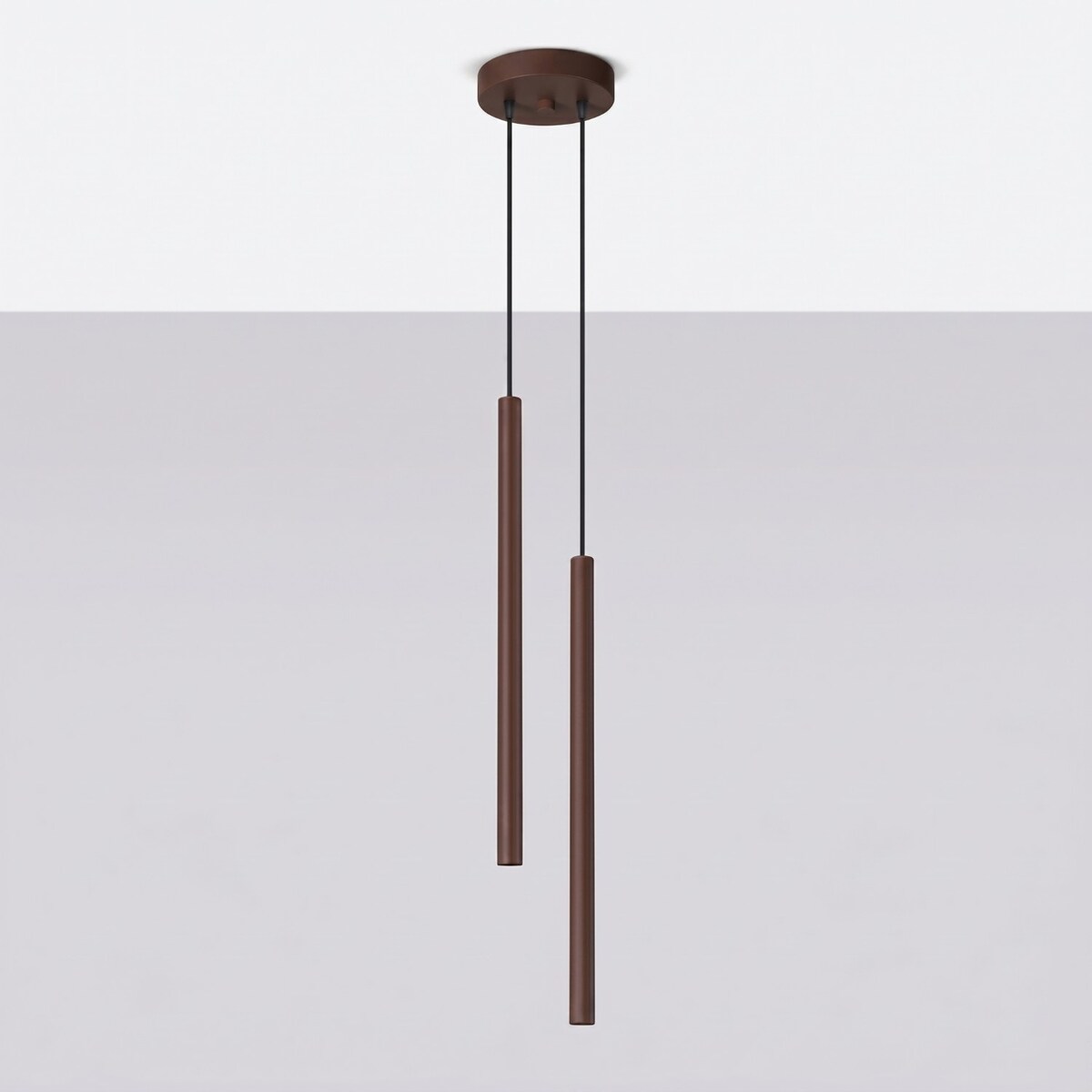 Lampa wisząca PASTELO 2 brązowa