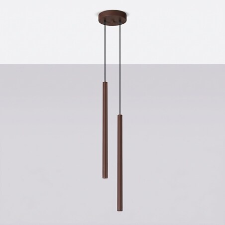 Lampa wisząca PASTELO 2 brązowa