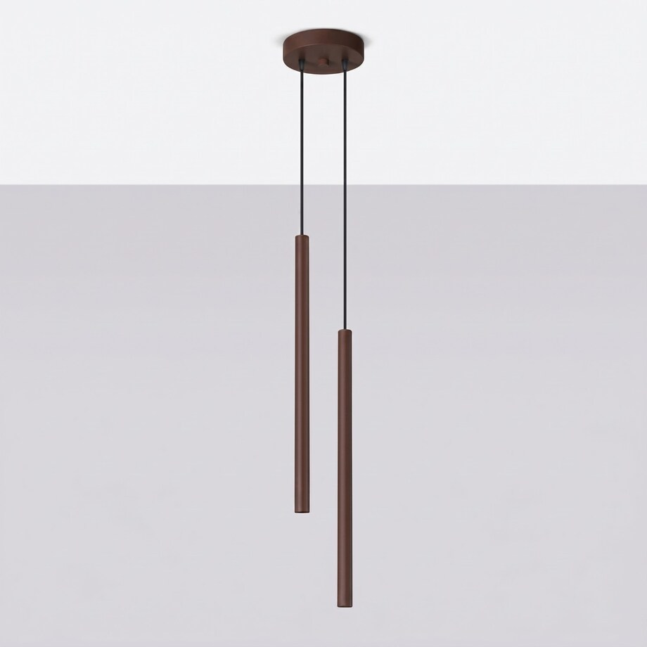 Lampa wisząca PASTELO 2 brązowa