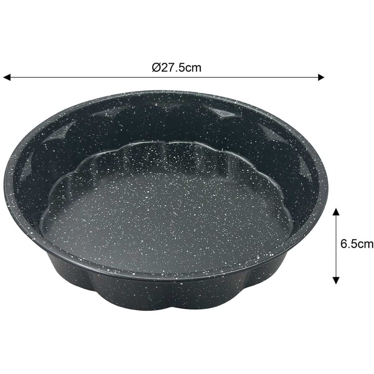 Forma do pieczenia ciasta sernika z powłoką nieprzywieralną 27.5x6.5cm KLAUSBERG