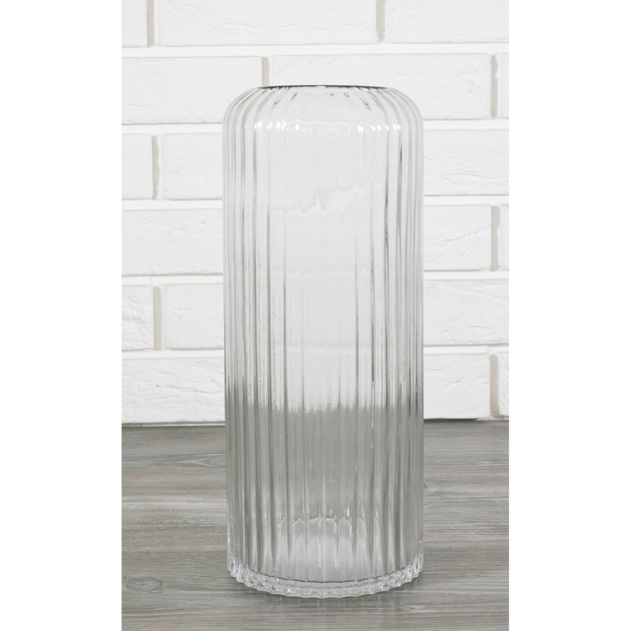 WAZON RAFF szklany przezroczysty wys. 36cm