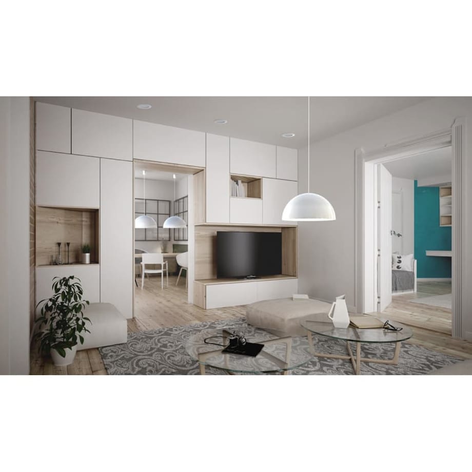 Lampa sufitowa Mykonos 10535 Nowodvorski LED 6W 3000K wpustowa biała