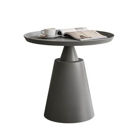 Okrągła ława VORTELLE szara