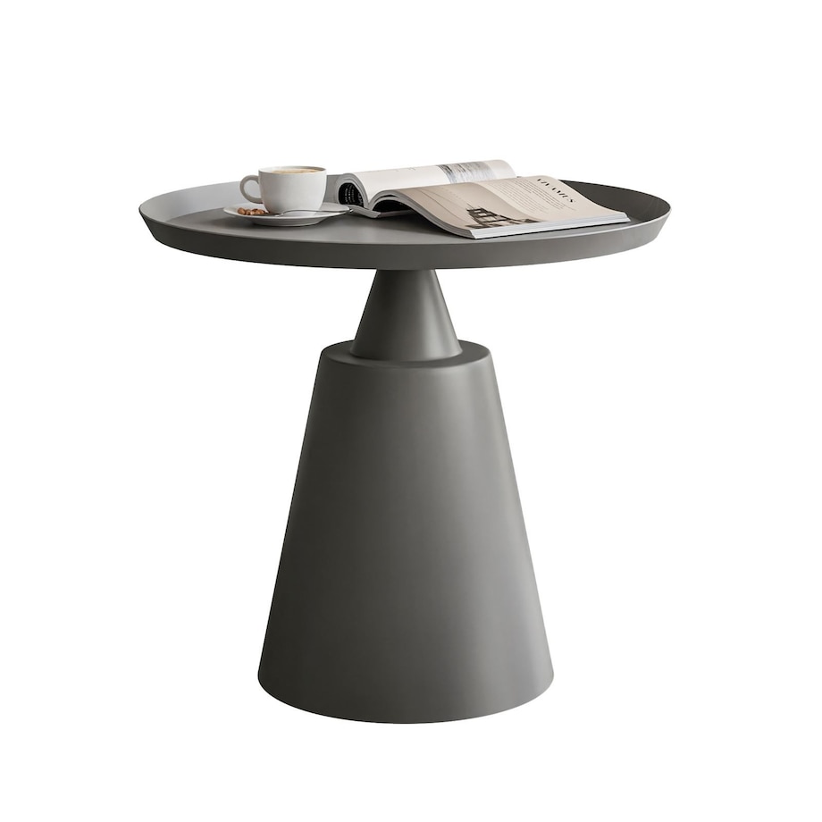 Okrągła ława VORTELLE szara