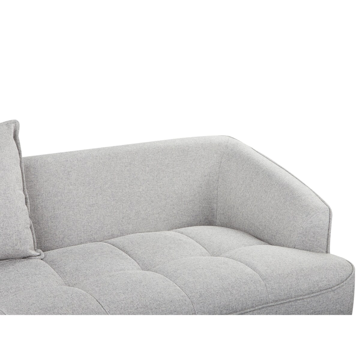 Sofa 3-osobowa szara HOBRO