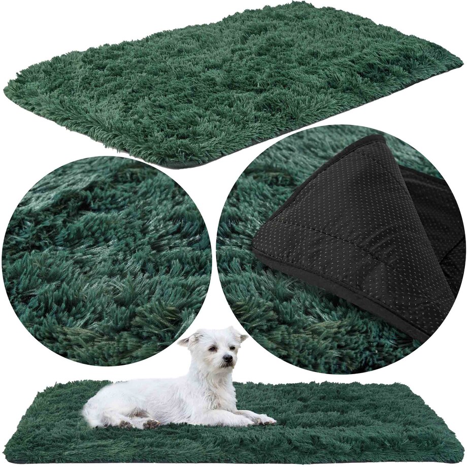 Dywan Shaggy Futrzany Pluszowy Antypoślizgowy Do Salonu Pokoju 80X120 Cm