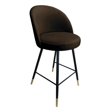 Hoker niski TANEW VELVET GOLD brązowy