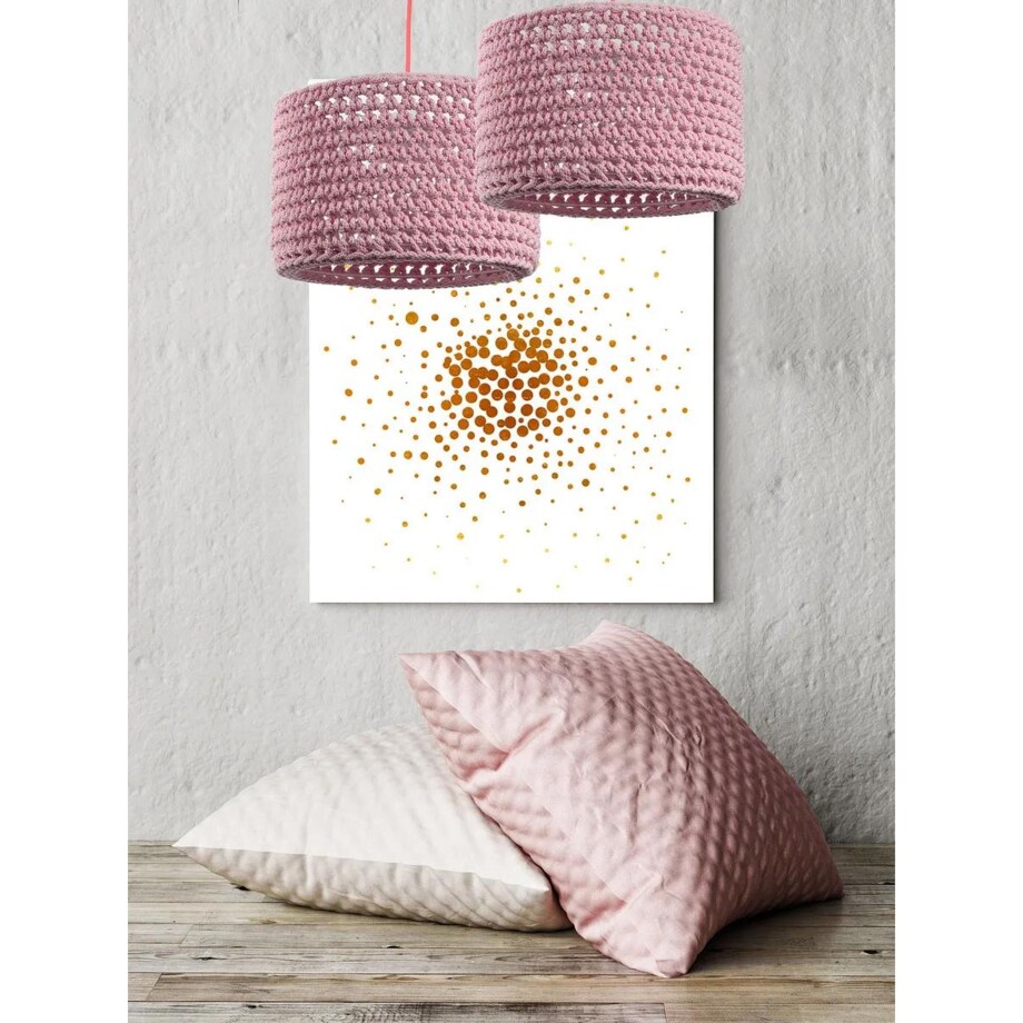 Lampa wisząca COTTON 25 różowa